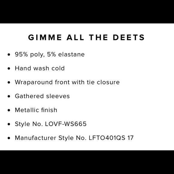 Lovers + Friends Bow Blouse in Silver - Picture 5 of 6